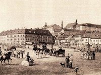 Trg bana Jelačića 1860. godine (litografija Juliusa Hühna).jpg